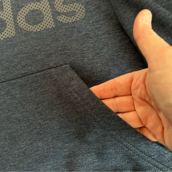 Adidas Athletic Hooded Sweatshirt Large - Picture 3 of 6